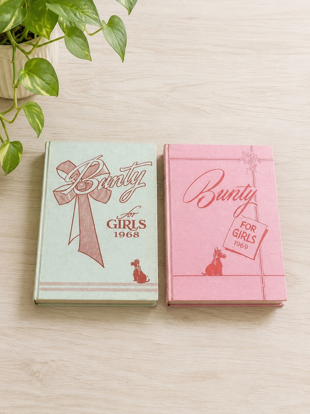 Bunty for Girls Annuals 1968 1969 Vintage UK‎ Comic Book Art Lot Graphic Fiction